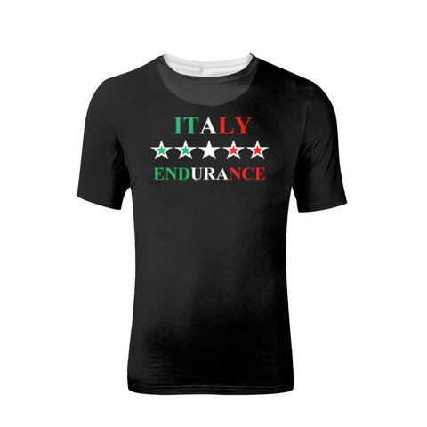 Italy 5 stars endurance black -  T-shirts