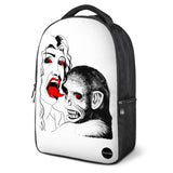 Lady & Monkey - Laptop Backpack