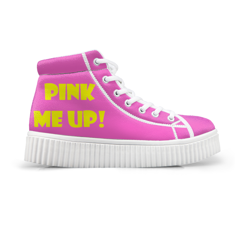 Pink Me Up! - High-Top Platform Shoes